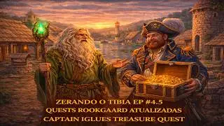 TIBIA | QUESTS ROOKGAARD ATUALIZADAS | Captain Iglues Treasure Quest #tibia🔥🔥🔥