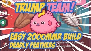 SEASON 20 META HIGH DAMAGE TRUMP TEAM | RISKY TRI FEATHER | AP GAMING | #AXIEINFINITY