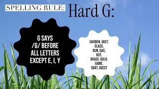 Spelling Rule: &ldquo;Hard G&rdquo; CC Cycle 1,2,3 - Week 3 Essentials 