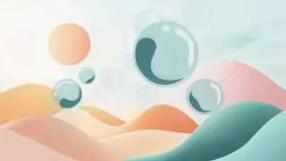🌈✨ Sensory Video 🌬️ Floating Soap Bubbles | 10-Minute Simple Sensory Video 🎶🎉