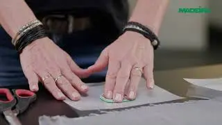 Madeira Tutorial - How to fix badges to garments with heat activated Heat Seal Film
