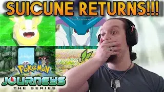 GOH'S SUICUNE RETURNS!! YAMPER IS TOO OP!! Pok&eacute;mon Journeys Episode 107 REACTION!