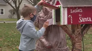 Suburban neighbor sets up special mailbox so hundreds of kids can mail letters to Santa