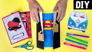 10 Cartões Super Fáceis e Baratos 💡 Ideias Criativas para o Dia dos Pais