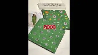 Nishat 💯 Original 3pc Printed Collection and * *BAROQUE**LAWN collection 2024**