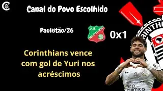 PÓS-JOGO: Velo Clube 0x1 CORINTHIANS
