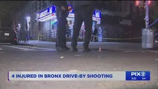 4 injured in Bronx drive-by shooting