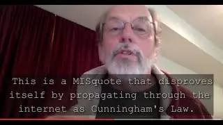 NOT CUNNINGHAM'S LAW - Ward Cunningham