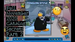 Full November 2020 Catalog Secrets Part 2 | Club Penguin Rewritten