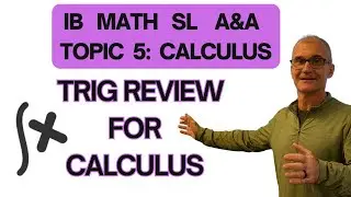 Trigonometry Review for Calculus Class