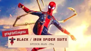 SPIDER-MAN PS4  Gameplay - Black / Iron Spider Suits