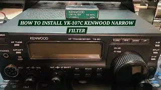Kenwood TS-50S How-To-Video Installing YK-107C Narrow CW Filter