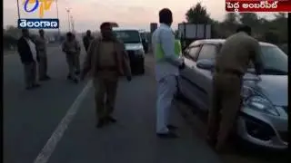 RTA Raids at Hayathnagar, Seizes 15 Private Travels Buses