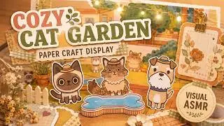 Cozy Toca Boca Cat Garden 🐱🌿 | Aesthetic Paper Craft Adventure