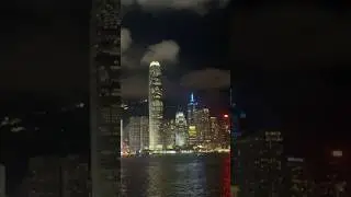 Hong Kong lightshow 🇭🇰 🔥#hongkong #lightshow #skyscraper #bulding #america #china #macau #sea