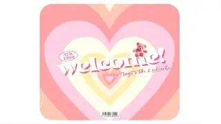 cute aesthetic Intro & Outro templates (with little teddy bear) | FREE FOR USE