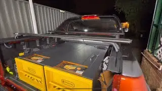 Rola Roof Rack for Isuzu Dmax XT 2022 in Tub Roller Shutter Part No.APEX149-2 | Part 1 installation