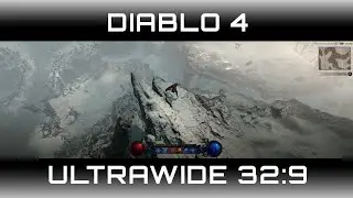 How Diablo 4 looks like on ultra wide Samsung G9 | Teleport | 32:9 1440p