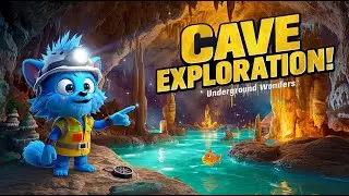 Cave Exploration Discovering Underground Wonders with Raya! 🔦💎
