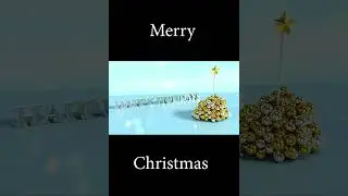 Happy Holidays #c4d #animation #shorts #christmas