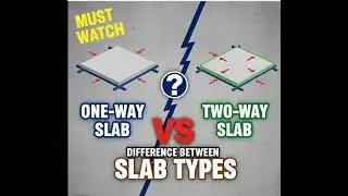 👉 Difference Between One Way and Two Way Slab | Civil Engineering Basics Explained