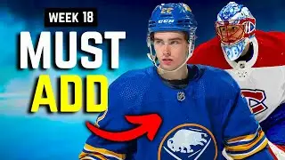 Week 18 Fantasy Hockey Waiver Wire Guide!