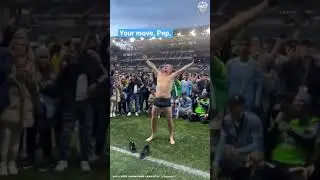 NYCFC Manager Ronny Deila Strips After Winning MLS Cup #shorts #soccer #mls #football