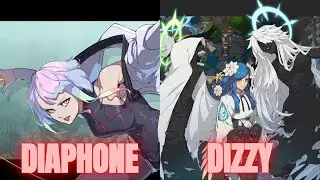 Guilty Gear Strive Diaphone Lucy VS Dizzy Dizzy Level Gameplay