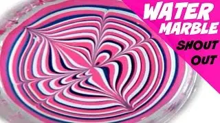#NAILART #WATERMARBLE SHOUT OUT | Dearnatural62