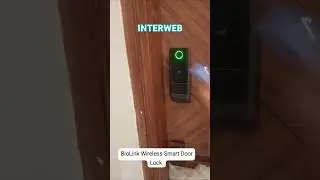BioLink Wireless Smart Door Lock | Door Lock | INTERWEB #smartphone #doorlocksystem #wifilock#facts