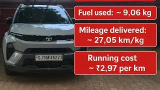 TATA Nexon Mileage Test in Mixed Condition #nexon #tata #tatamotors #tatanexon