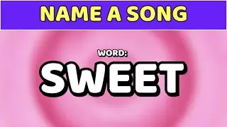 Song Association Words Game ‼️ #4