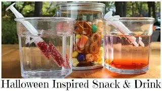 DIY HALLOWEEN TREAT AND DRINK (feat. Frizzeelizzee) | Allie Young