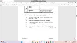 INTRODUCTION TO GRADE 12 AGRICULTURAL SCIENCE PAPER 1
