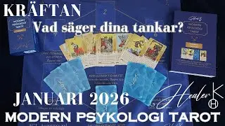 Kr&auml;ftan ♋ Januari 2026 &ndash; Vad s&auml;ger dina tankar? | Modern Psykologi Tarot | Healer K