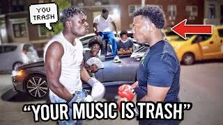 Telling Random Rappers Their Music Is TRASH Face to Face!! *Got Heated*