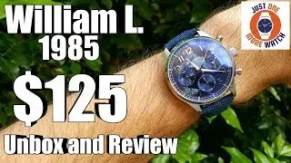William L. 1985 Calendar, Personalised Engraving, Seiko Quartz!