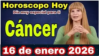 C&Aacute;NCER ♋ Hor&oacute;scopo 16 de Enero | Dinero, Amor y Trabajo | Hoy