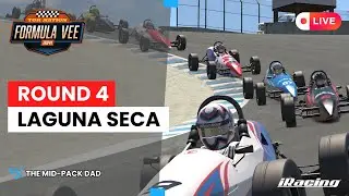 LIVE iRacing | TGR Nation Formula Vee Trophy &ndash; Round 4 at Laguna Seca