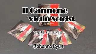 [바이올린 현 리뷰] 협찬 없는 솔직한 Il Cannone Violin Soloist (일 캐논 바이올린 솔로이스트) 소개, 현 교체 및 리뷰