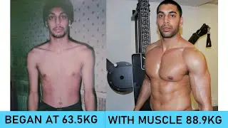 My Natural Body #transformation | SKINNY TO MUSCLE #motivation