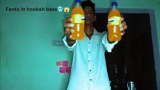 Fanta in hookah base😱🥶 \ Dense smoke?? \ How to setup hookah very easy \#hookabar
