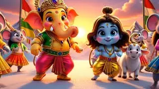 Shankar Ji Ka Damru Baje | Kid Friendly 3D Animation | Bhole Nath Dance | Shiv Ji Bhajan for Kids