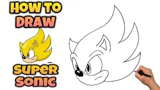 How To Draw SUPER SONIC | Sonic The Hedgehog #supersonic #sonic #drawing