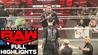 Основные моменты шоу WWE Monday Night RAW от 8 февраля 2026 года - W_W_E R_A_W Highlights #vlog