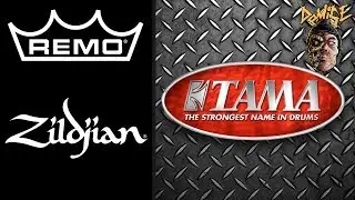Tama Drums, Zildjian Cymbals & Remo Heads - 🎼Drumming Video (VLOG)