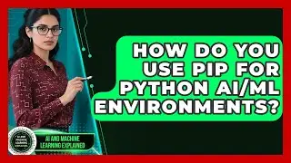 How Do You Use Pip For Python AI/ML Environments? - AI and Machine Learning Explained