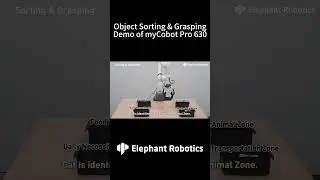 myCobot Pro 630 | Check out how the 6 DOF #cobot performs precise object sorting & grasping #robot