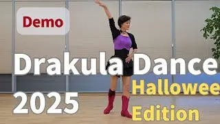Drakula Dance 2025 Line Dance (Halloween Edition) - (High Beginner : Adelaine Ade) - Demo