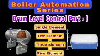 3 Element Control System in Boiler Single Element and Three Element Drum Level Control in Boiler P-1